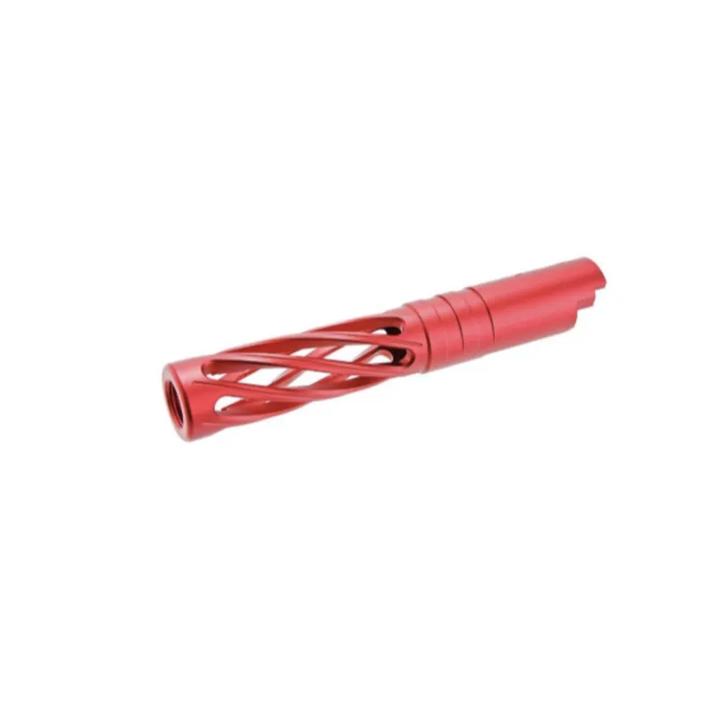 Dr.Black 4.3 Aluminium Outer Barrel - Dinging · Black red