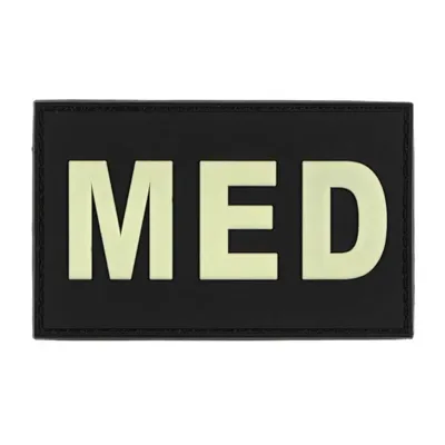 MED Rubber Patch Glow in the Dark - JTG