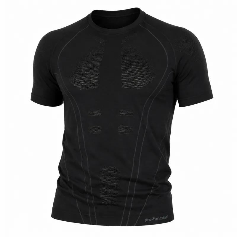 Pro-Function Air-Seamless High-Tec-Shirt · Negro