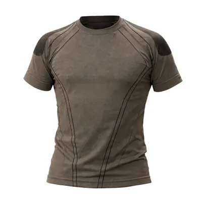 Pro-Function Air-Seamless High-Tec-Shirt Steingrau