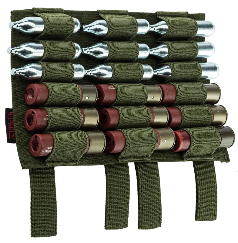 Pochette PMC Shotgun Shell Verte Np · Negro