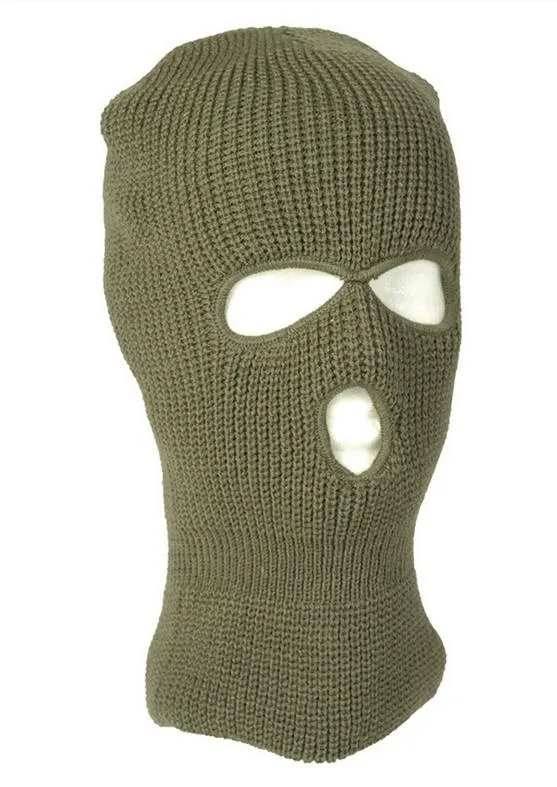 Cagoule 3 Trous Hiver · Verde / OD