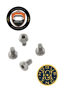 45019 Gov't Model Screws(4) Hex Head Stainless - Hogue