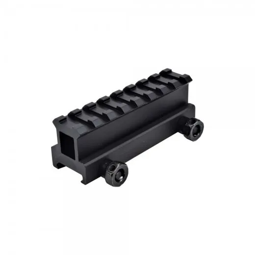 JS Tactical Riser Mount 25mm | 8 Slot | Weaver