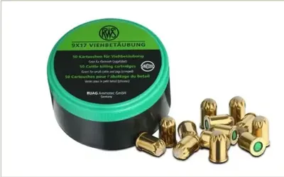 Slachtpatronen | KAL.9MM | Groen | 50 Stuks | Klein Vee - RWS