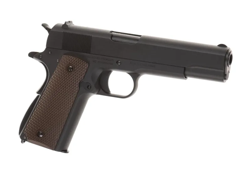 airsoftzone Colt M1911 Full Metal · Negro