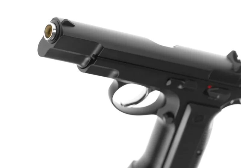airsoftzone KP-09 Full Metal CO2 · Negro