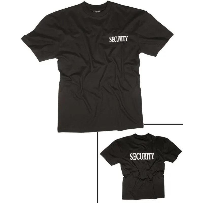 T-Shirt Security · Negro