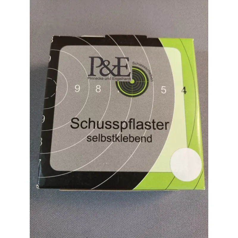 Schusspflaster P&e 15mm 1500STCK Weiß