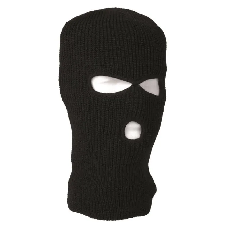 Balaclava 3-LOCH Acryl · Negro