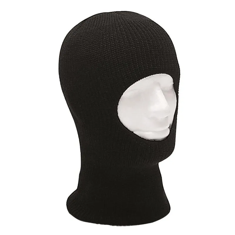 Balaclava 1-LOCH Acryl · Negro