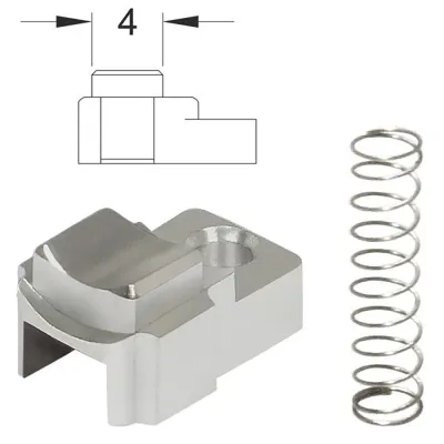 Hard Concave Nub 4mm - MAXX Model Products