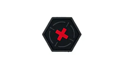 Tactical Medic Cross Hexagon PVC Patch - JTG