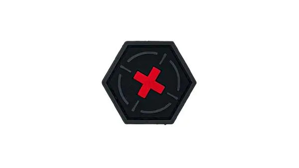 JTG Tactical Medic Cross Hexagon PVC Patch