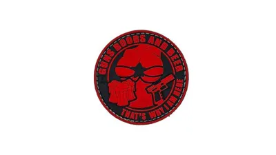 Guns Boobs and Beer Rubber Patch - JTG
