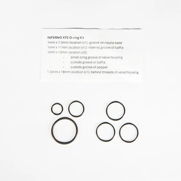 Wolverine O-Ring Kit Für Inferno XTS Engine · Negro