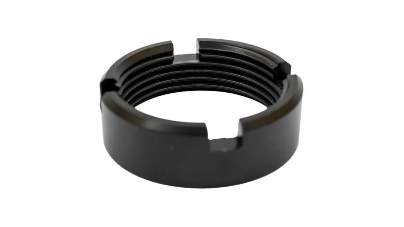 Jaeger Precision Stainless Steel Castle Nut for TM MK18 NGRS/MWS · Negro