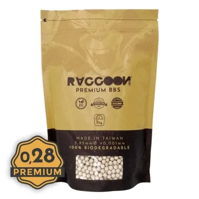 Bolas 0,28 Raccon Premium - Raccoon Airsoft