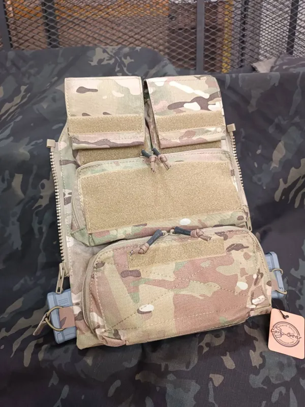 Cork Gear Vest Pouch Zip on Panel 2.0
