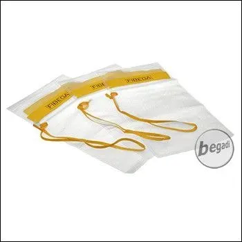 Zip - Taschen Für Ausrüstung, Elektronik Und BBs, Mit Wasserdichtem Verschluss, 3 Stück - 17cm x 25cm - Fibega