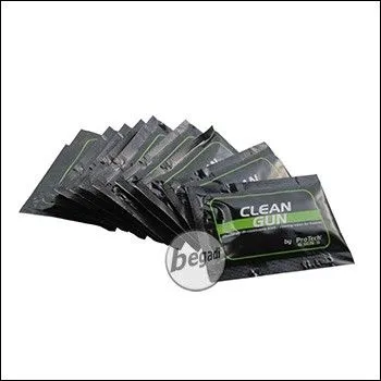 Clean Gun Wet Wipes / Reinigungstücher - Zur Schnellen Reinigung Der Internals (10ER Pack) - Protech