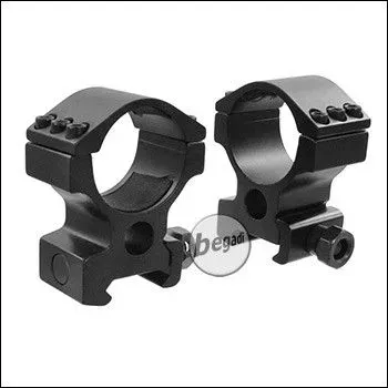 Alu Montageringe 30mm, Hoch, 2ER Set - Red Dragon