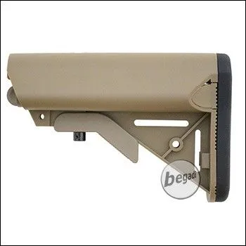E&C (Hong Kong) E&C Sopmod M4 Nylon Crane Stock · Tan / FDE