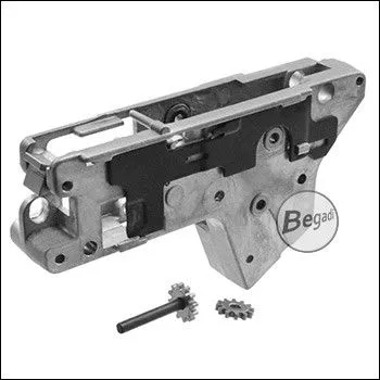 Werkstatt Outlet: ICS M4 CXP / MARS -SSS- Lower Gearbox Shell Set Mit Selector Plate Und Ambidex (Ohne OVP) - Cyma