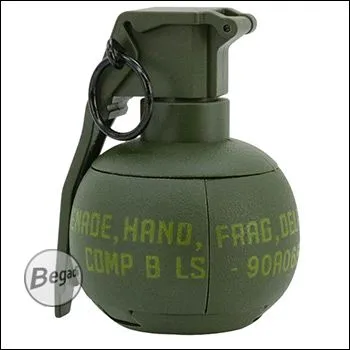 ECO Granaten Attrappe / Dummy, Mit Funktion - "M67 Baseball" - BEGADI