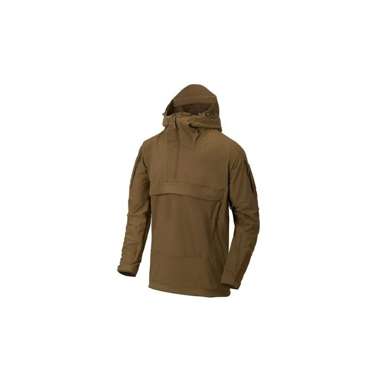 Helikon Anorak Mistral Soft Shell Mud · Marrón