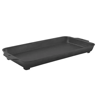 Griddle Grillplatte Für FirePit 49 x 24 x 5 cm Gusseisen Antihaftbeschichtet - BioLite