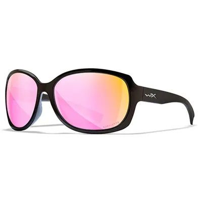 Sonnenbrille Mystique Captivate Gläser Polarisierend Roségold Verspiegelt Gestell Glänzend Inkl. Brillenetui - Wiley X