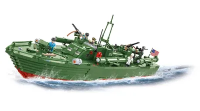 Historical Collection Bausatz Patrol Torpedo Boat PT-109 Mit Inneneinrichtung 3726 Teile 4825 - Cobi