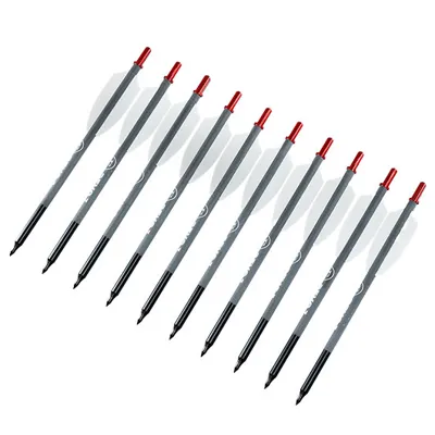 Heavy Carbon Armbrustpfeile 6,5 Zoll Für REVO 7 Repetierarmbrust Dunkelgrau 10 Stück - EK Archery