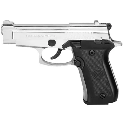Special 99 Rev. II Schreckschuss Pistole Kal. 9 mm P.a.k. Verchromt - Ekol
