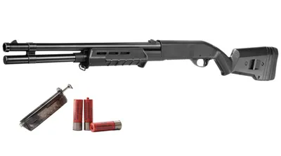 Ersatzteilset M870 MP-Style Shotgun Long-Type Tri-Barrel Vollmetall Springer BB - Cyma