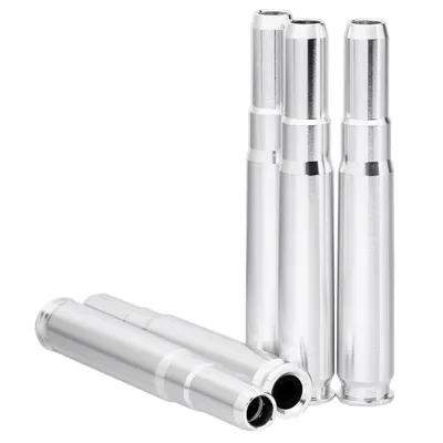 DBoys Karabiner 98K / Lee-Enf. No. 1 MK3 Aluminium Ladehülsen Silber - 5 Stück - Double Bell