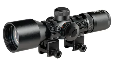 3-9x40 Mil-Dot Kompakt Zielfernrohr Beleuchtet Inkl. 20 - 22 mm Ringe - Delta Armory