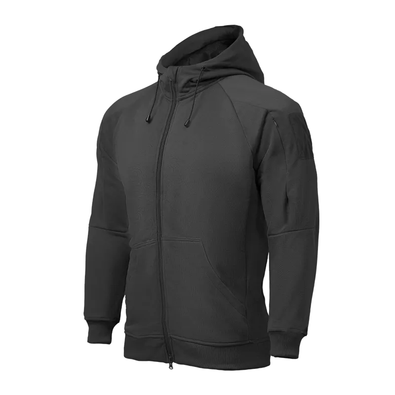 Conquer Hoodie Full Zip · Negro