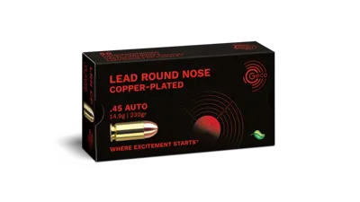 45 ACP Blei-Rundkopf-Verkupfert 14,9g / 230g - Geco