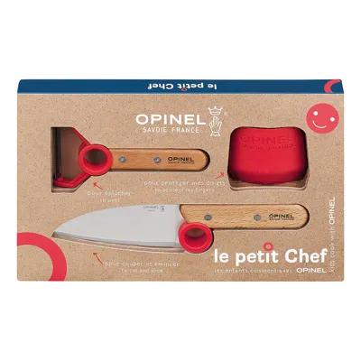 Le Petit Chef Kinder Küchenmesser Set 3-TEILIG - Opinel