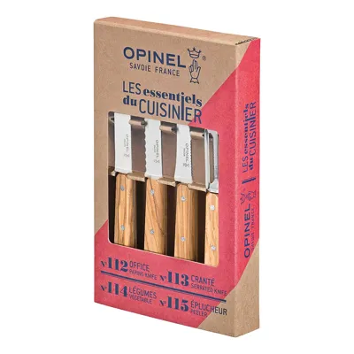 Küchenmesser-Set Les Essentiels 4-TEILIG - Opinel