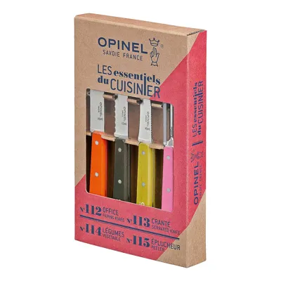 Küchenmesser-Set Les Essentiels 50S 4-TEILIG - Opinel