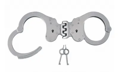 Handschelle Breitscharnier Double Lock Inkl. 2 Schlüssel - KH Security