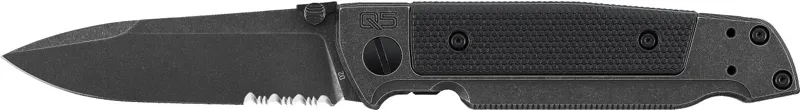 Walther Q5 Steel Frame Blackwash Serrated Klappmesser