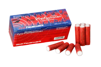 Pfeifpatronen 50 Stk. 15 mm - Zink Feuerwerk