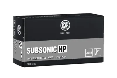 Subsonic HP.22 lfB 2,6g - 50 Stk - RWS