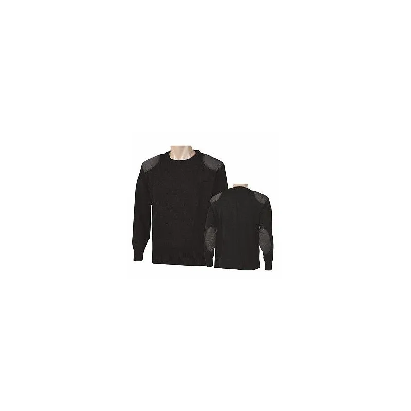 Jersey Cuello de Caja · Negro