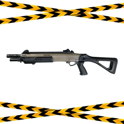 B-Ware Fabarm STF12 Compact 11" Gas Pumpgun, Flat Earth - BO Manufacture