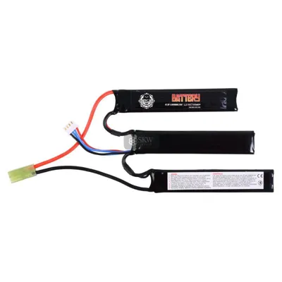 LIPO 11.1V 1100mAh 25C 3PC Mini Tamiya